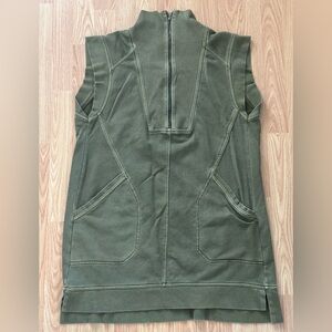 004. Daily Practice by Anthropologie Meru Zip-Front Mini Dress